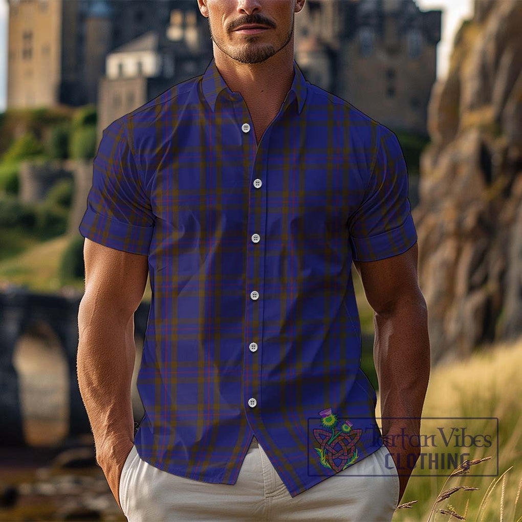 Elliot Tartan Cotton Hawaiian Shirt Kid - Tartan Vibes Clothing