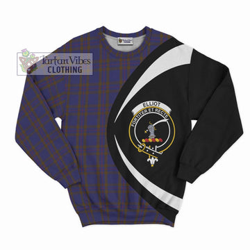 Elliot Tartan Sweatshirt with Family Crest Circle Style