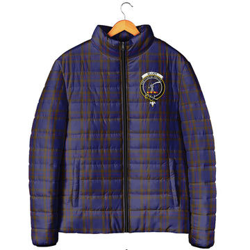 Elliot Tartan Padded Jacket with Family Crest