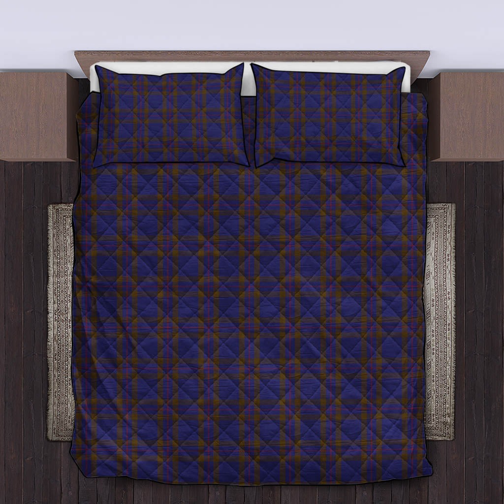 Elliot Tartan Quilt Bed Set King - Tartan Vibes Clothing