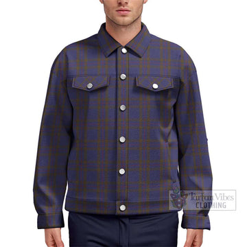 Elliot Tartan Unisex Lapel Cotton Jacket