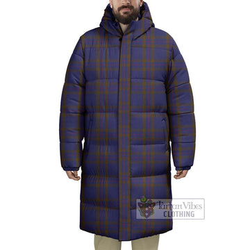 Elliot Tartan Long Down Jacket