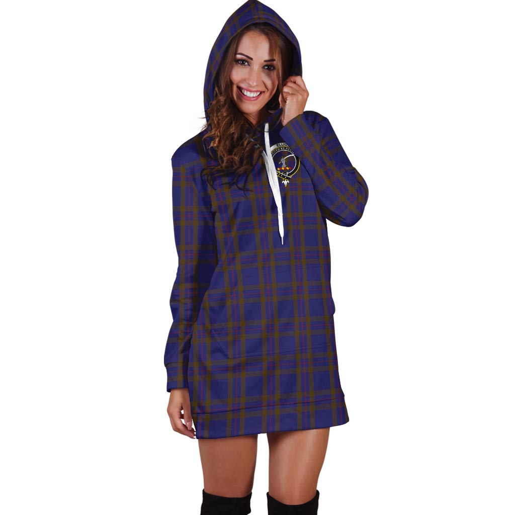 Elliot Tartan Hoodie Dress with Family Crest - Tartan Vibes Clothing