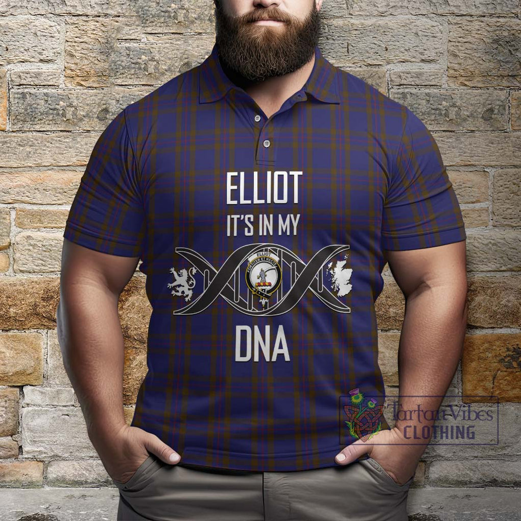 Elliot Tartan Polo Shirt with Family Crest DNA In Me Style Kid - Tartanvibesclothing Shop