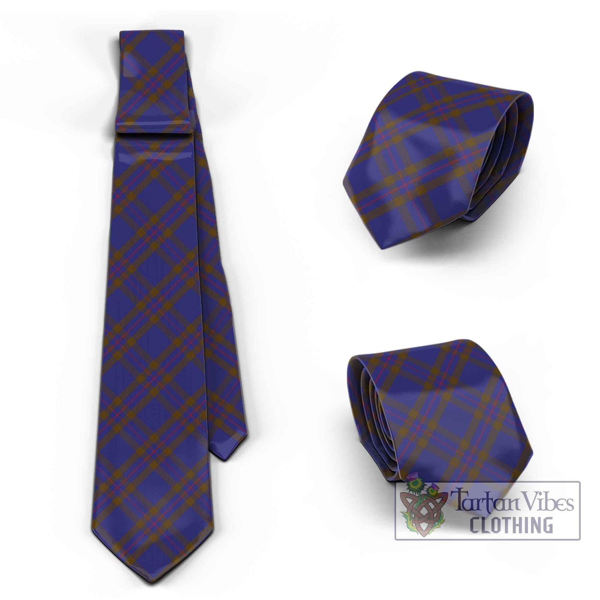 Tartan Vibes Clothing Elliot Tartan Classic Necktie Cross Style