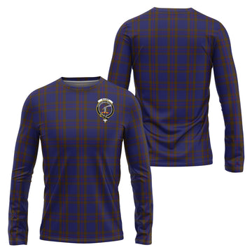 Elliot Tartan Long Sleeve T-Shirt with Family Crest