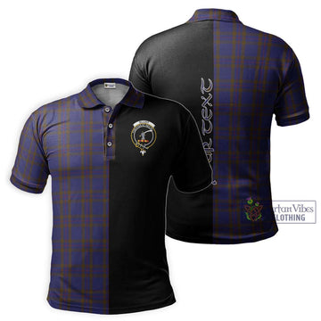 Elliot Tartan Polo Shirt with Family Crest and Half Of Me Style Kid - Tartan Vibes Clothing