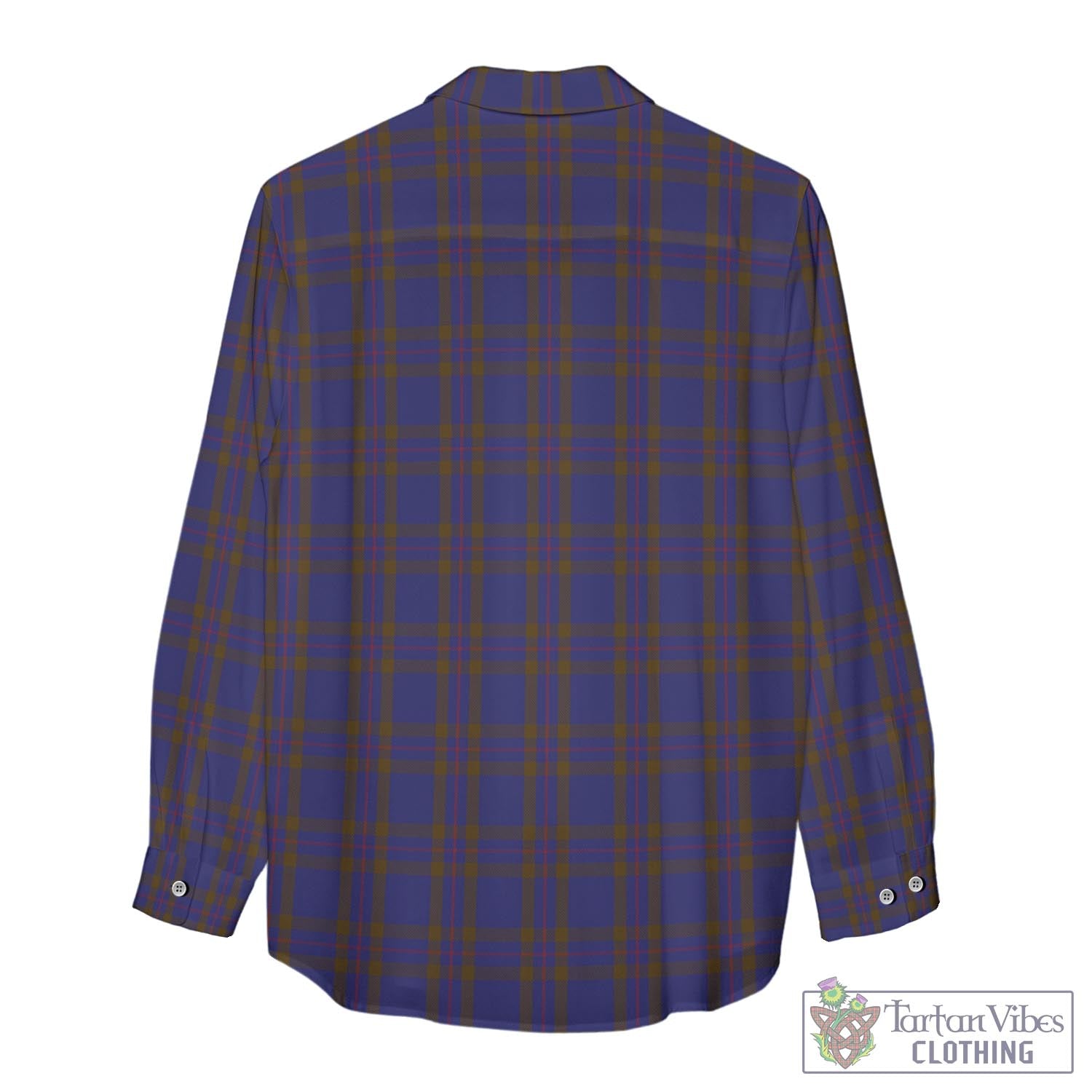 Tartan Vibes Clothing Elliot Tartan Womens Casual Shirt with Family Crest