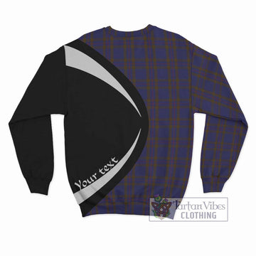 Elliot Tartan Sweatshirt with Family Crest Circle Style