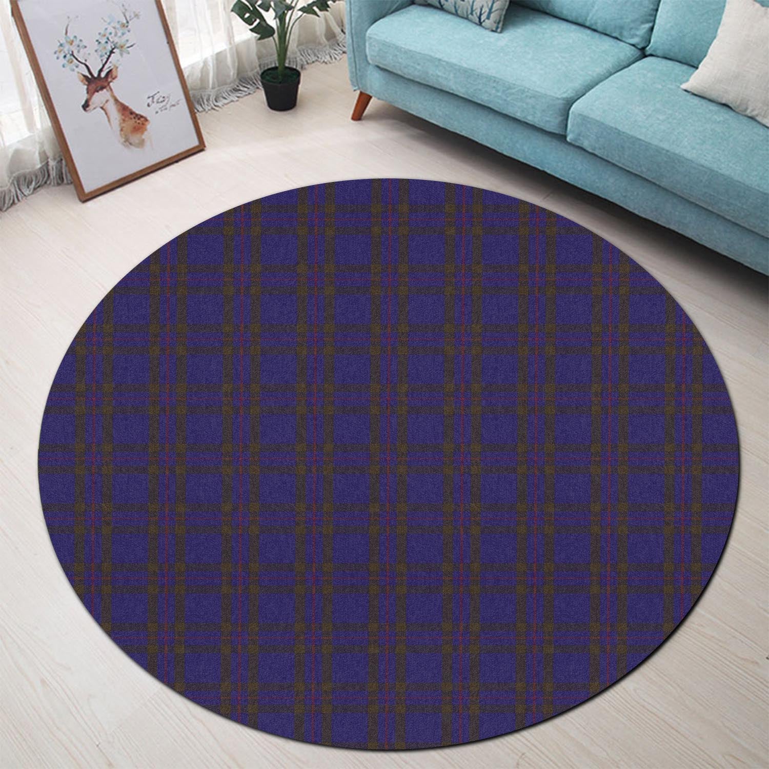 Elliot Tartan Round Rug - Tartan Vibes Clothing
