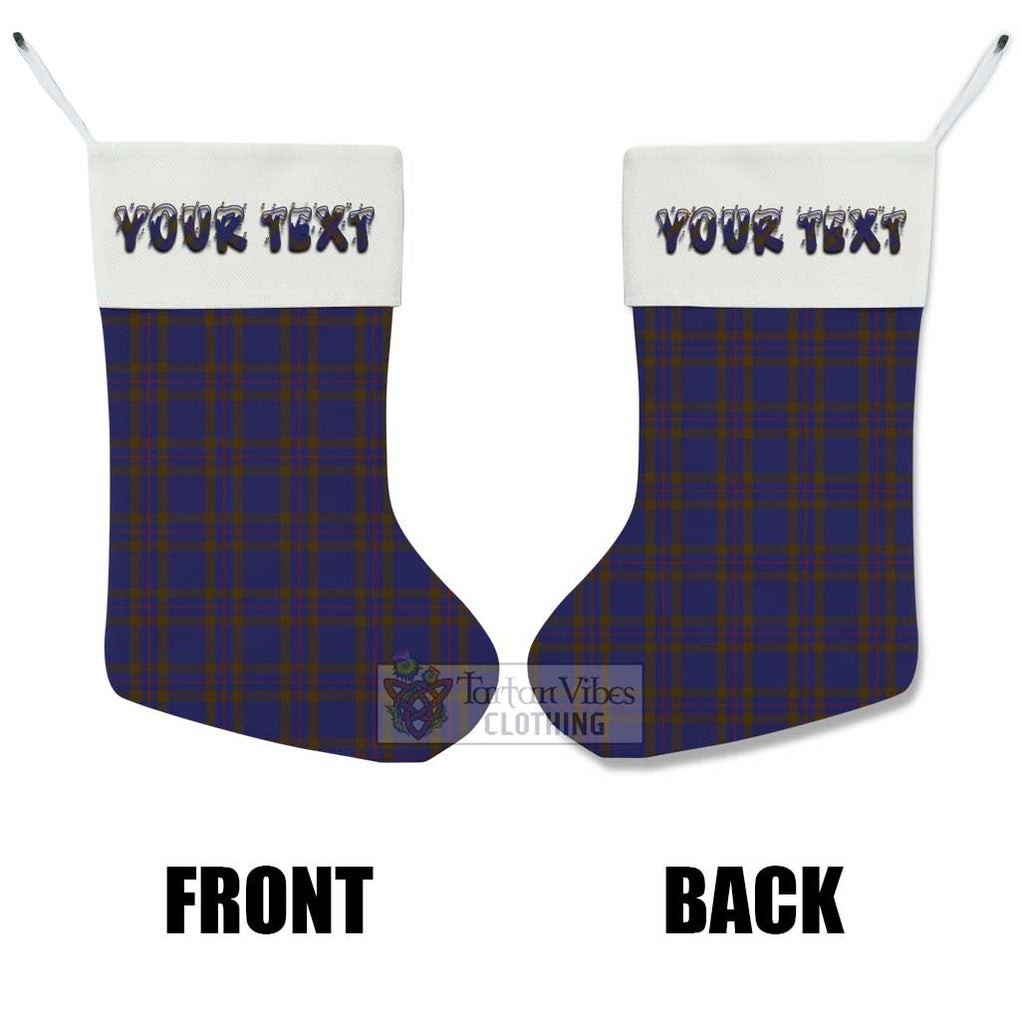 Tartan Vibes Clothing Elliot Tartan Christmas Stocking with Personalized Text