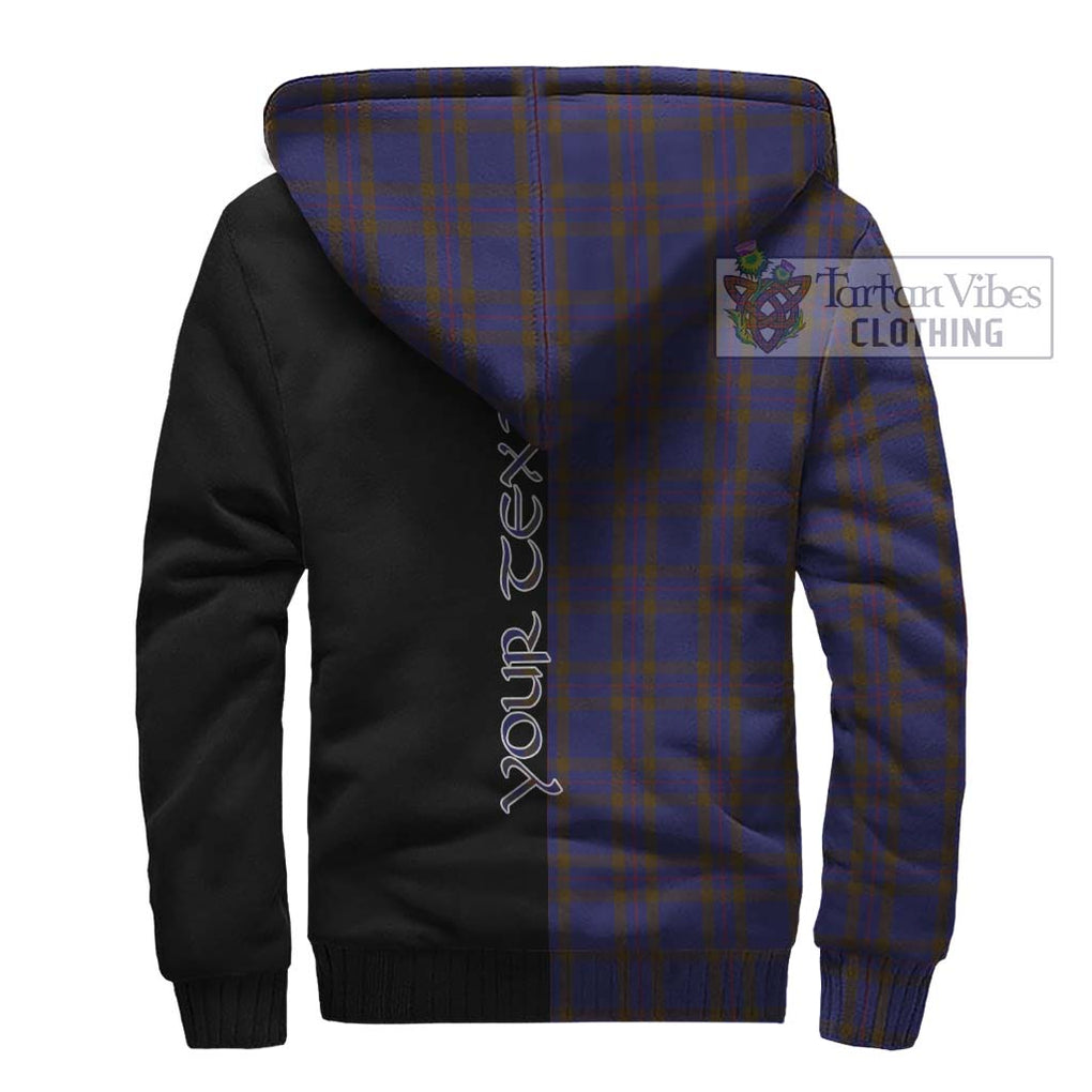 Elliot Tartan Sherpa Hoodie with Family Crest and Half Of Me Style - Tartanvibesclothing Shop