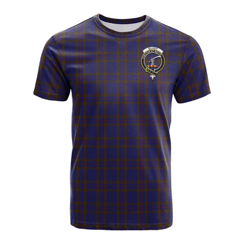 Elliot Tartan T-Shirt with Family Crest - Tartan Vibes Clothing