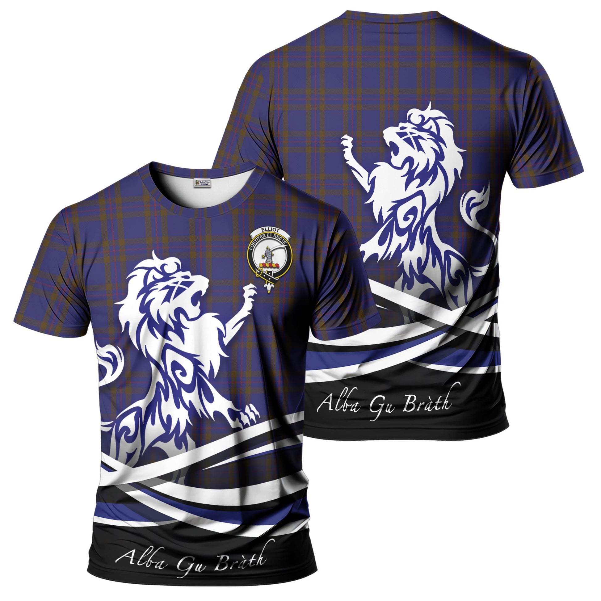 elliot-tartan-t-shirt-with-alba-gu-brath-regal-lion-emblem