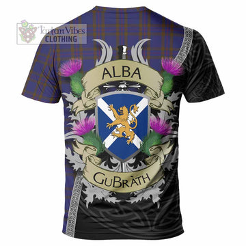 Elliot Tartan Family Crest T-Shirt Lion Rampant Royal Thistle Shield Celtic Inspired - Tartan Vibes Clothing