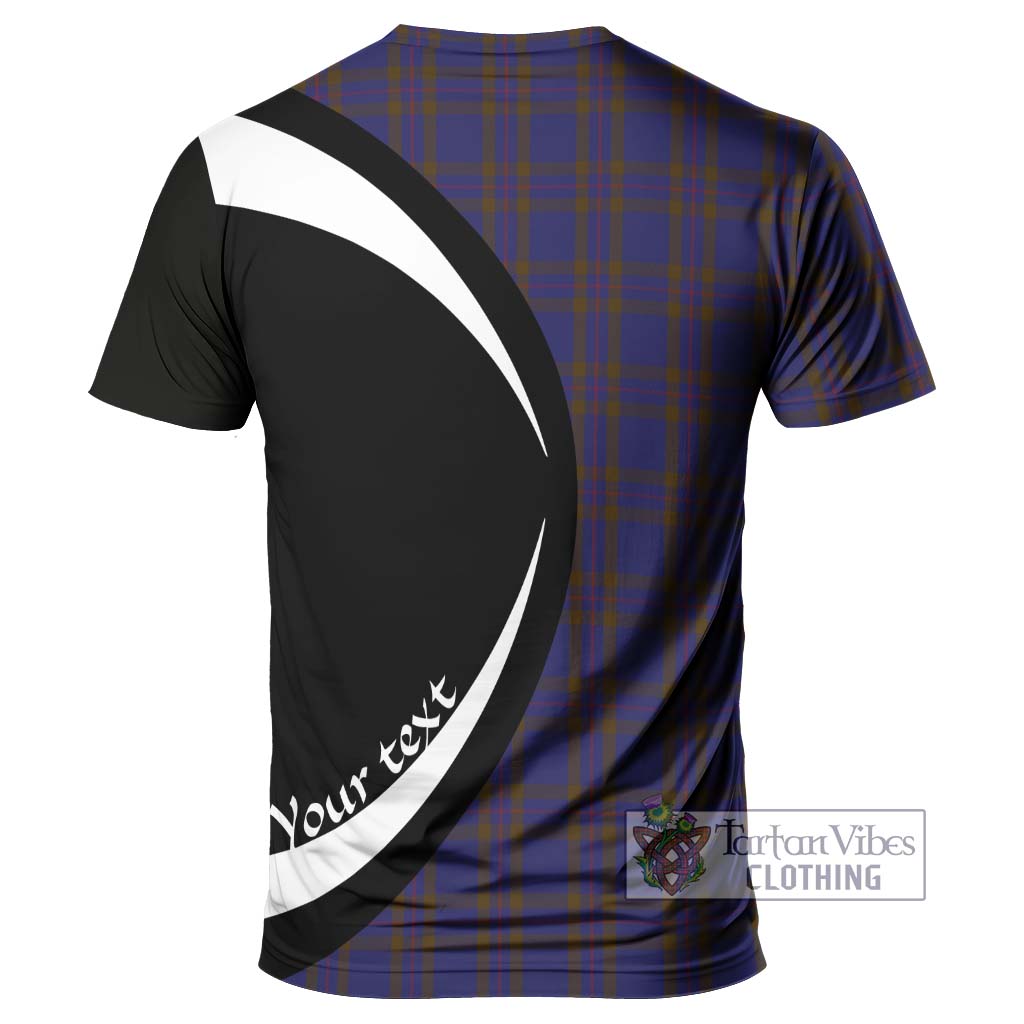 Tartan Vibes Clothing Elliot Tartan T-Shirt with Family Crest Circle Style