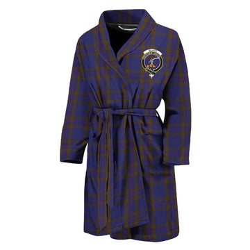 Elliot Tartan Bathrobe with Family Crest