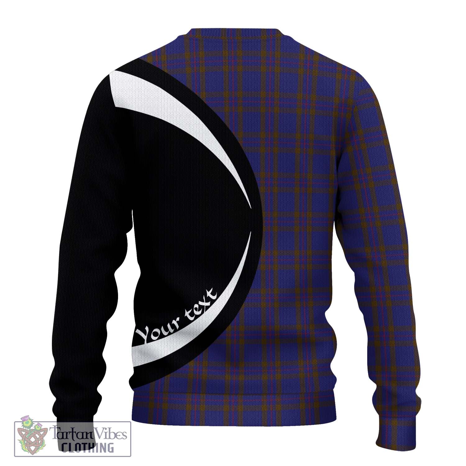 Elliot Tartan Ugly Sweater with Family Crest Circle Style - Tartan Vibes Clothing