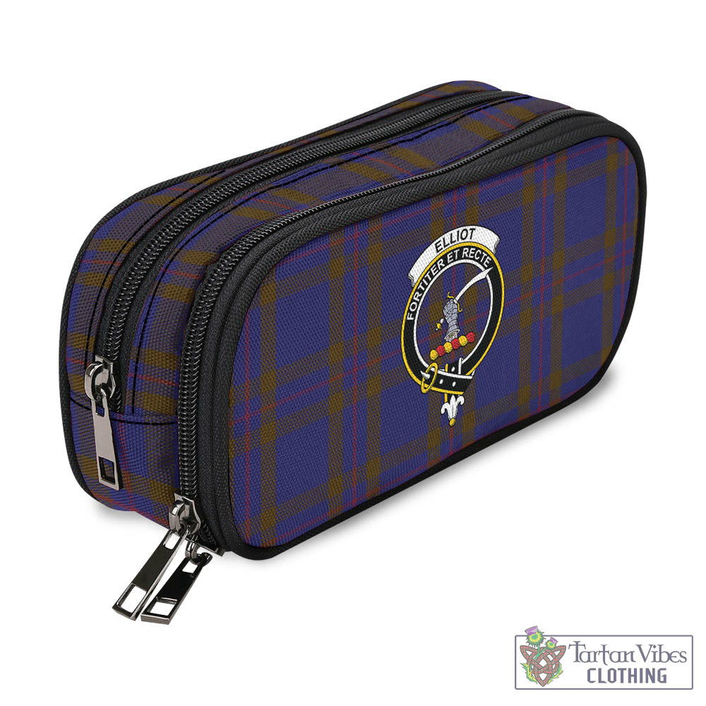 Tartan Vibes Clothing Elliot Tartan Pen and Pencil Case with Family Crest