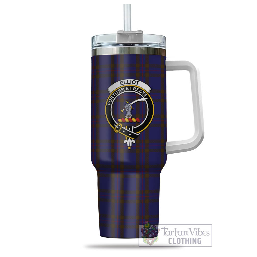 Tartan Vibes Clothing Elliot Tartan and Family Crest Tumbler with Handle