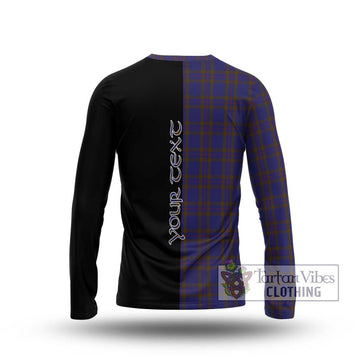 Elliot Tartan Long Sleeve T-Shirt with Family Crest and Half Of Me Style