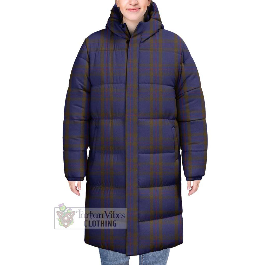 Tartan Vibes Clothing Elliot Tartan Long Down Jacket