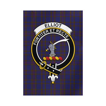Elliot Tartan Garden Flag with Family Crest - Tartan Vibes Clothing