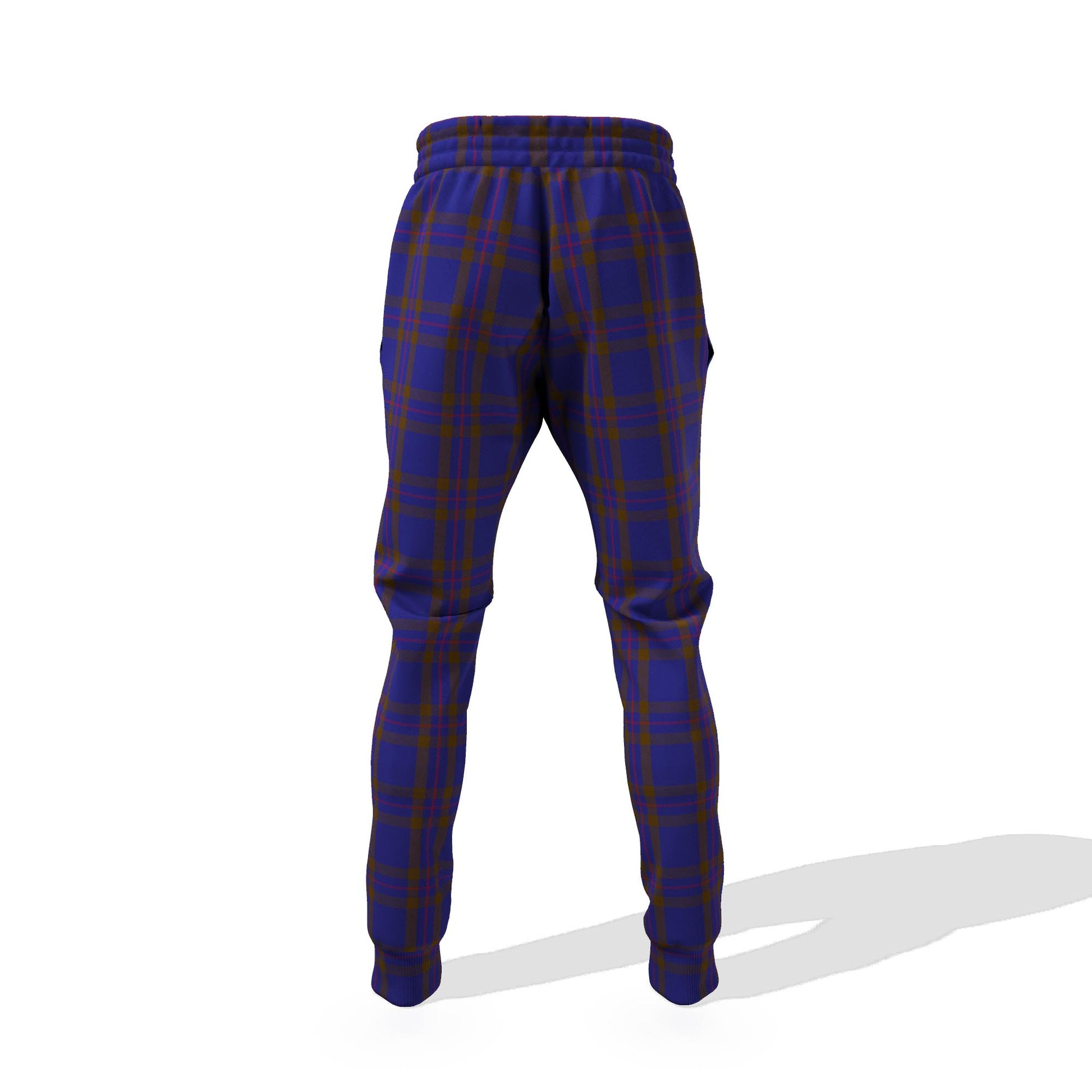 Elliot Tartan Joggers Pants with Family Crest 6XL - Tartan Vibes Clothing