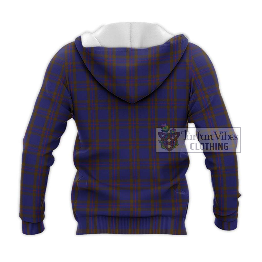 Elliot Tartan Knitted Hoodie with Family Crest DNA In Me Style - Tartanvibesclothing Shop