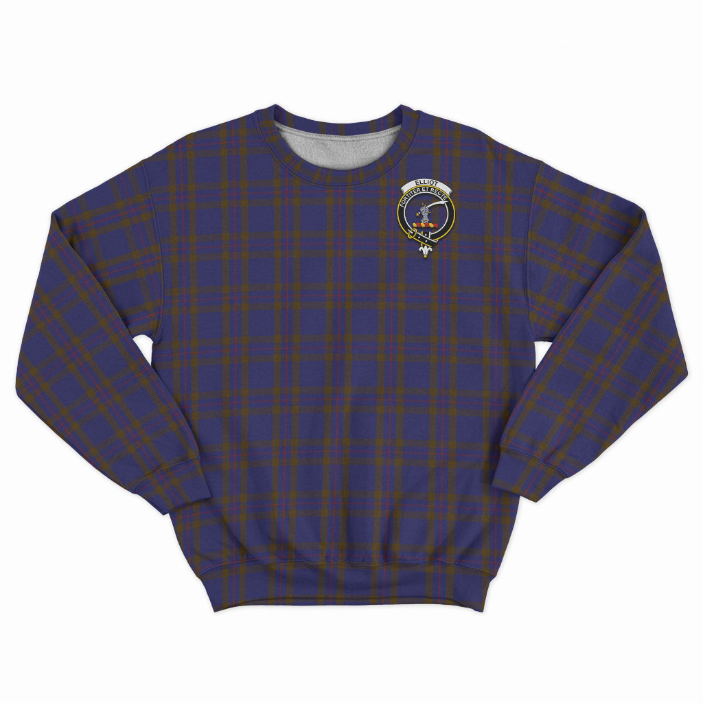 Elliot Tartan Sweatshirt with Family Crest - Tartan Vibes Clothing