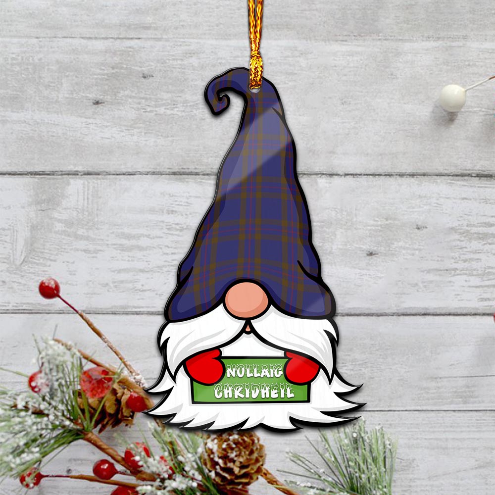 Elliot Gnome Christmas Ornament with His Tartan Christmas Hat - Tartan Vibes Clothing