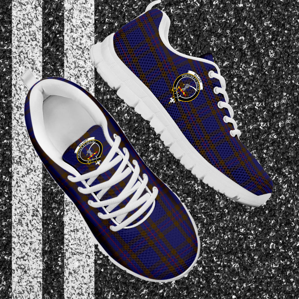 Elliot Tartan Sneakers with Family Crest - Tartan Vibes Clothing