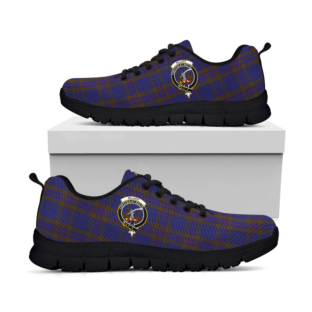 Elliot Tartan Sneakers with Family Crest - Tartan Vibes Clothing