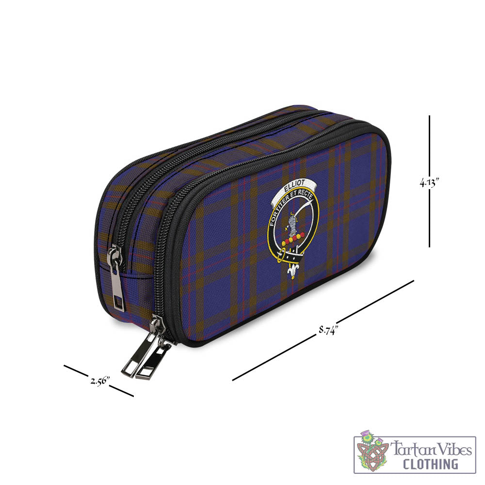 Tartan Vibes Clothing Elliot Tartan Pen and Pencil Case with Family Crest