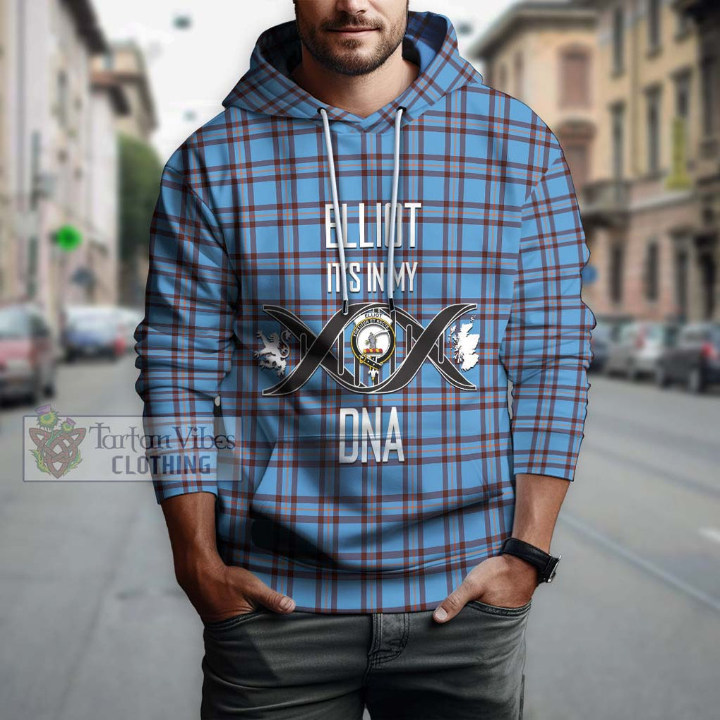 Elliot Ancient Tartan Hoodie with Family Crest DNA In Me Style Pullover Hoodie - Tartanvibesclothing Shop