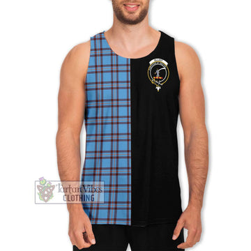 Elliot Ancient Tartan Men's Tank Top with Family Crest and Half Of Me Style