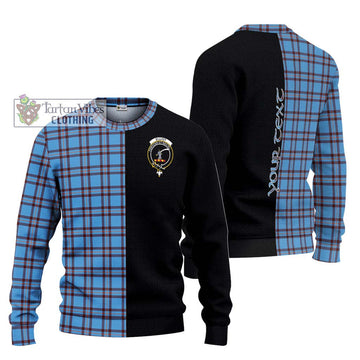 Elliot Ancient Tartan Ugly Sweater with Family Crest and Half Of Me Style