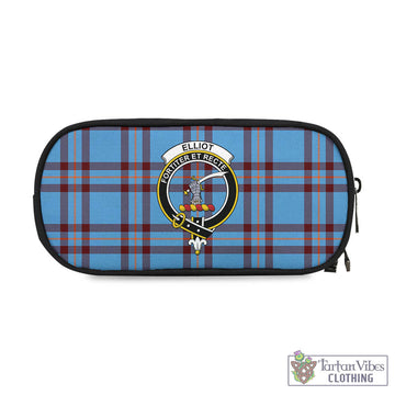 Elliot Ancient Tartan Pen and Pencil Case with Family Crest