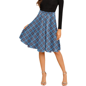 Elliot Ancient Tartan Melete Pleated Midi Skirt