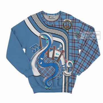 Elliot Ancient Tartan Sweatshirt with Epic Bagpipe Style