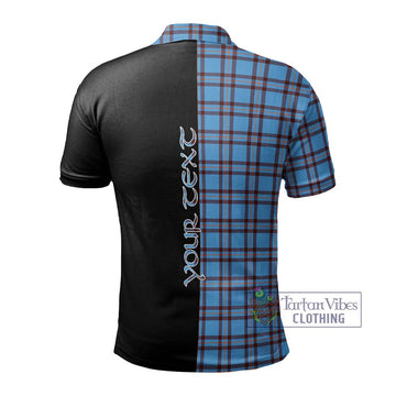 Elliot Ancient Tartan Polo Shirt with Family Crest and Half Of Me Style