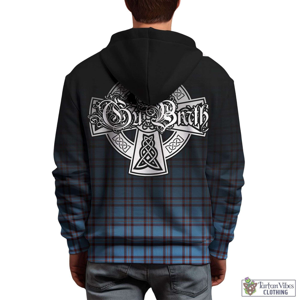 Tartan Vibes Clothing Elliot Ancient Tartan Hoodie Featuring Alba Gu Brath Family Crest Celtic Inspired