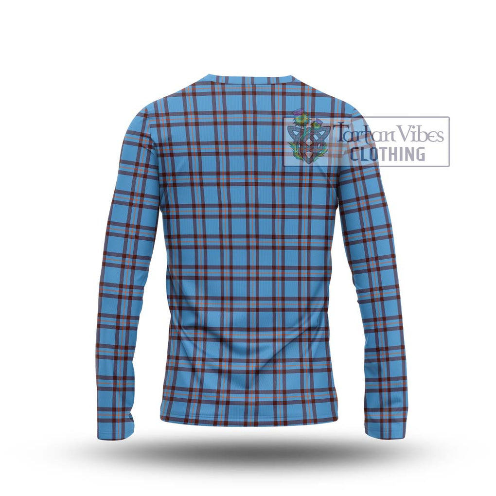 Elliot Ancient Tartan Long Sleeve T-Shirt with Family Crest DNA In Me Style - Tartanvibesclothing Shop