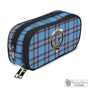 Elliot Ancient Tartan Pen and Pencil Case with Family Crest