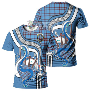 Elliot Ancient Tartan T-Shirt with Epic Bagpipe Style