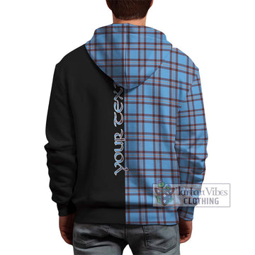 Elliot Ancient Tartan Hoodie with Family Crest and Half Of Me Style