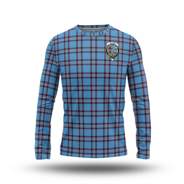 Elliot Ancient Tartan Long Sleeve T-Shirt with Family Crest