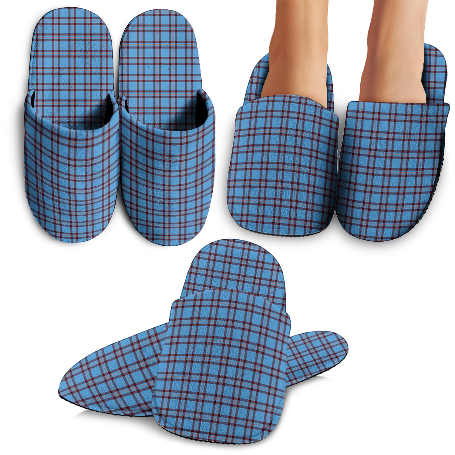 Elliot Ancient Tartan Home Slippers - Tartanvibesclothing