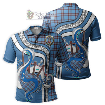 Elliot Ancient Tartan Polo Shirt with Epic Bagpipe Style