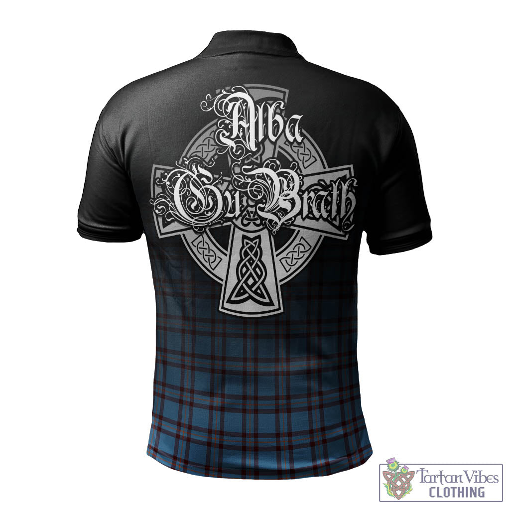 Tartan Vibes Clothing Elliot Ancient Tartan Polo Shirt Featuring Alba Gu Brath Family Crest Celtic Inspired